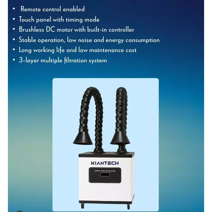 NVEE1 KianTech Fume Extractor 20-200 W 110/220 V 320 m³/h, FE2200