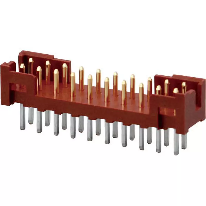 JAE For Board-To-Wire Connection Ly Series 2.0 mm Pitch Pin Header (Through Hole Type) Straight Type, LY20-20P-DT1-P1E-BR