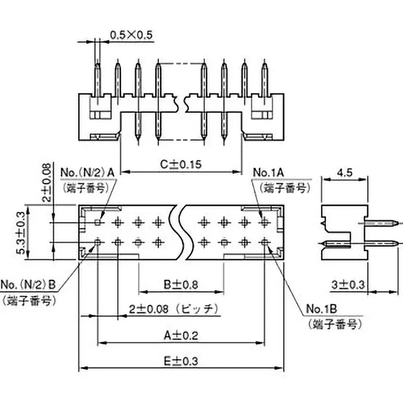 jae-for-board-to-wire-connection-ly-series-20-mm-pitch-pin-header-through-hole-type-straight-type-ly20-20p-dt1-p1e-br