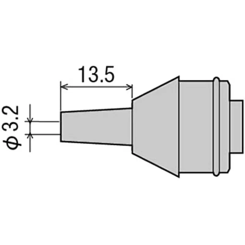 Goot Replacement Nozzle 3.2 mm Tip Diameter, GS-150N