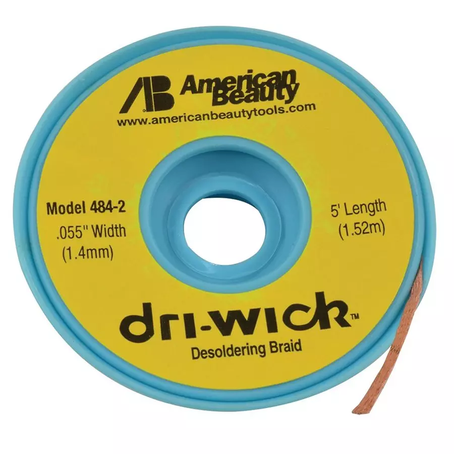American Beauty Braid, Desoldering, 5Ft, 484-2