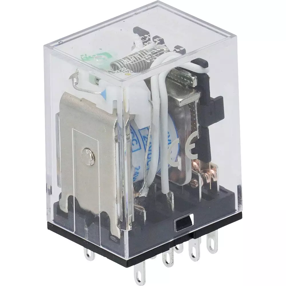 MonotaRO Mini Relay 4 Pole mass 31 g Rated Voltage DC24 V Insulation_Resistance 100 MΩ rated carrying current 3 a, JZX-22F(D)/24DC-4Z6