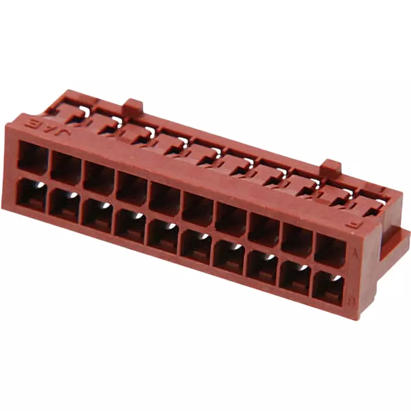JAE Ly Series 2.0 mm Pitch Socket Housing For Board-To-Wire Connection, LY10-DC20BR