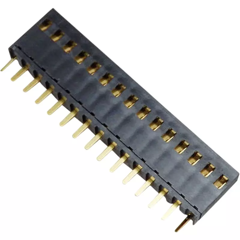 JAE Board To Wire Connector 2.54 mm Pitch Ps Series Socket Receptacle For Open Pin Header / Straight Through Hole Type Single Row Type, PS-15SD-S4TS1-1