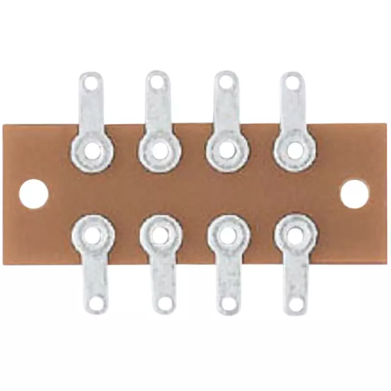 Sato Parts Rug Plate 4 Pole 100 mΩ or More (DC100V) Phenol Laminate (UL94HB), L-3522-4P (20 Pcs)