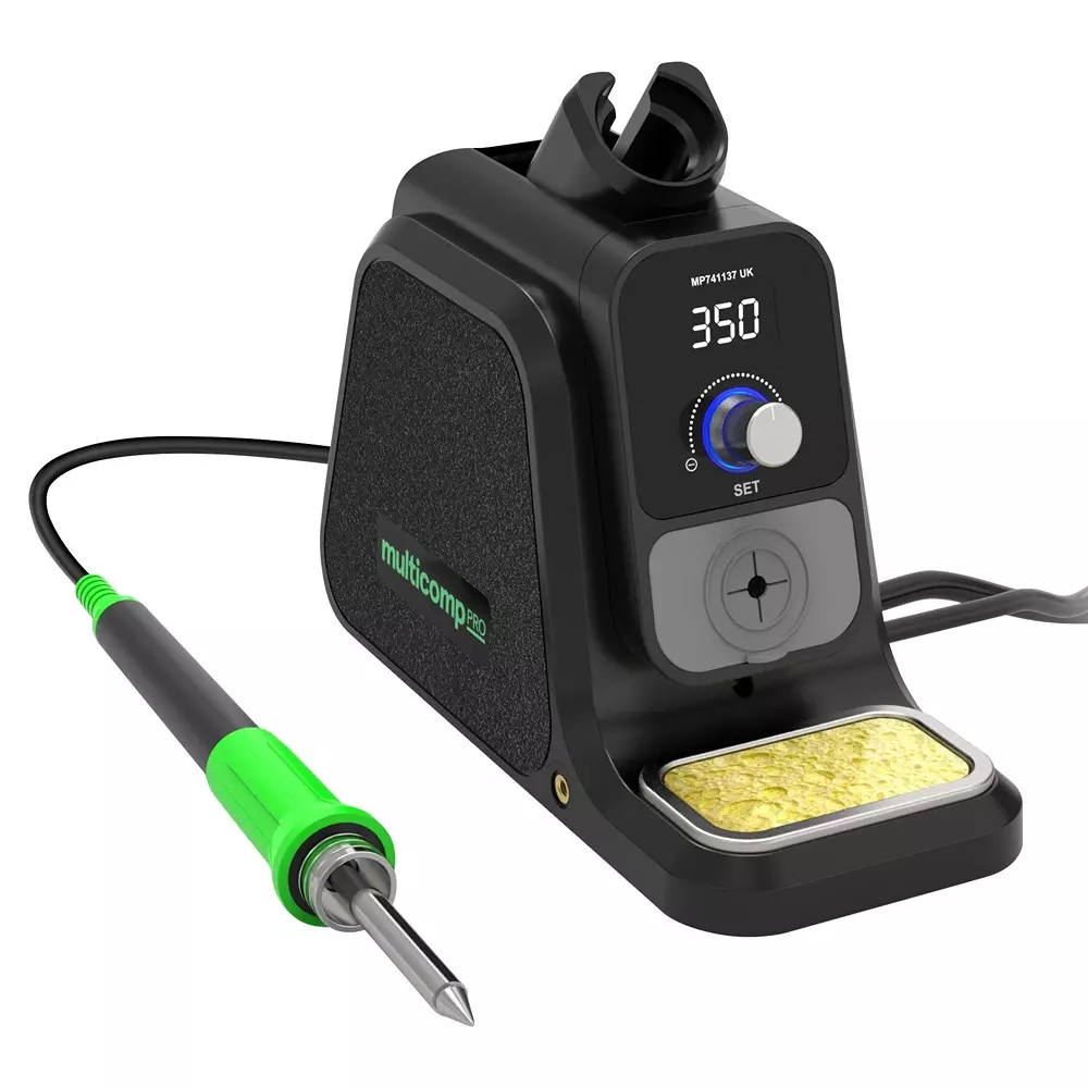 MULTICOMP PRO Solder Station 230 V Supply Voltage VAC UK Type G Plug 150 W Output Power, MP741137 UK
