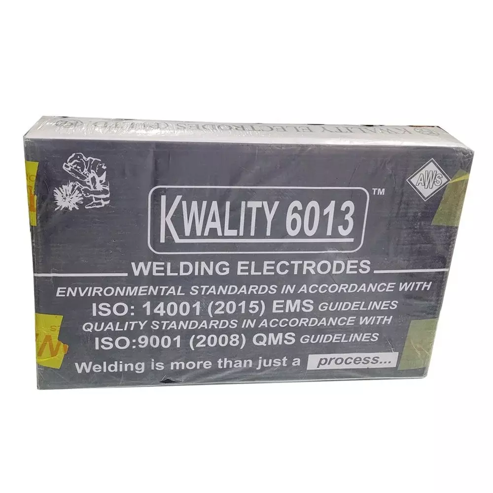 Kwality Mild Steel Welding Rod Grade 6013, DC Operating Current and 2x350 mm Size for Fabrication Purpose