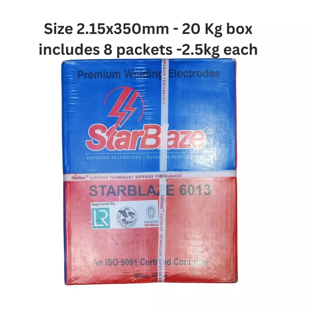 star-blaze-mild-steel-welding-rod-grade-6013-dc-operating-current-and-215x450-mm-size-for-fabrication-purpose