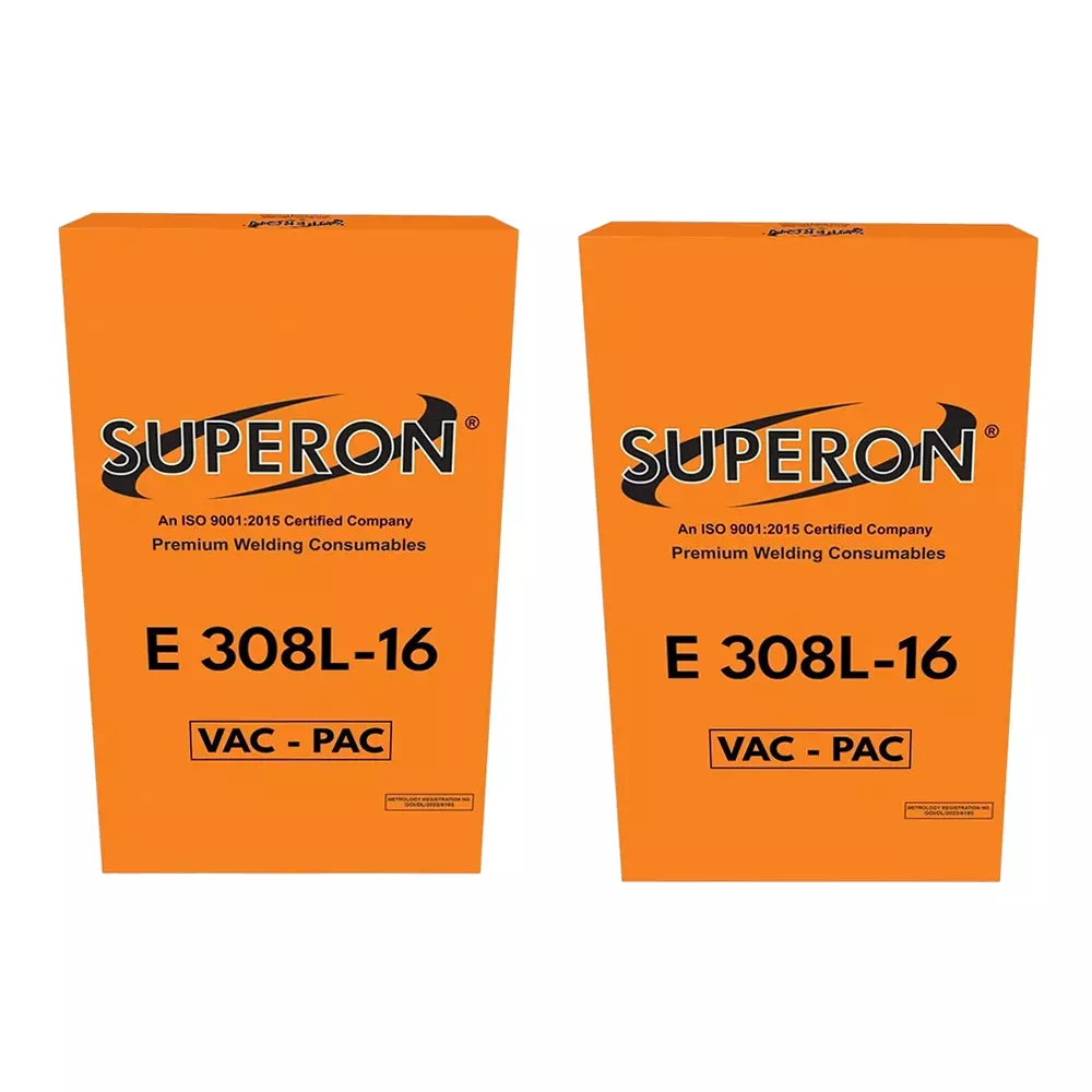Superon 10 Kg Stainless Steel Welding Electrode E308L-16, 3.15 mm Diameter and 350 mm Length for Fabrication, Maintenance and Repair Work (Pack of 2)