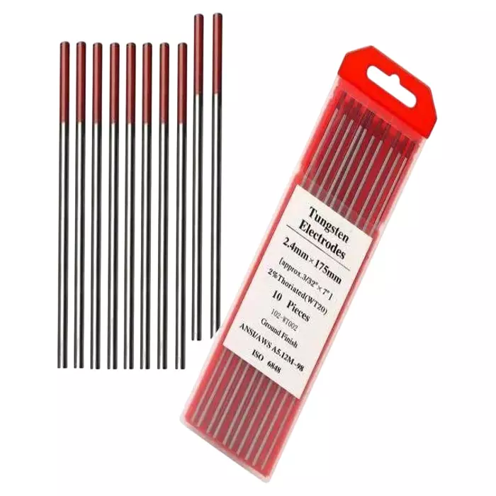 GENERIC Tungsten Electrode 2.4 x 175 mm Size Thorium Oxide For Home & Professional (Pack of 10)