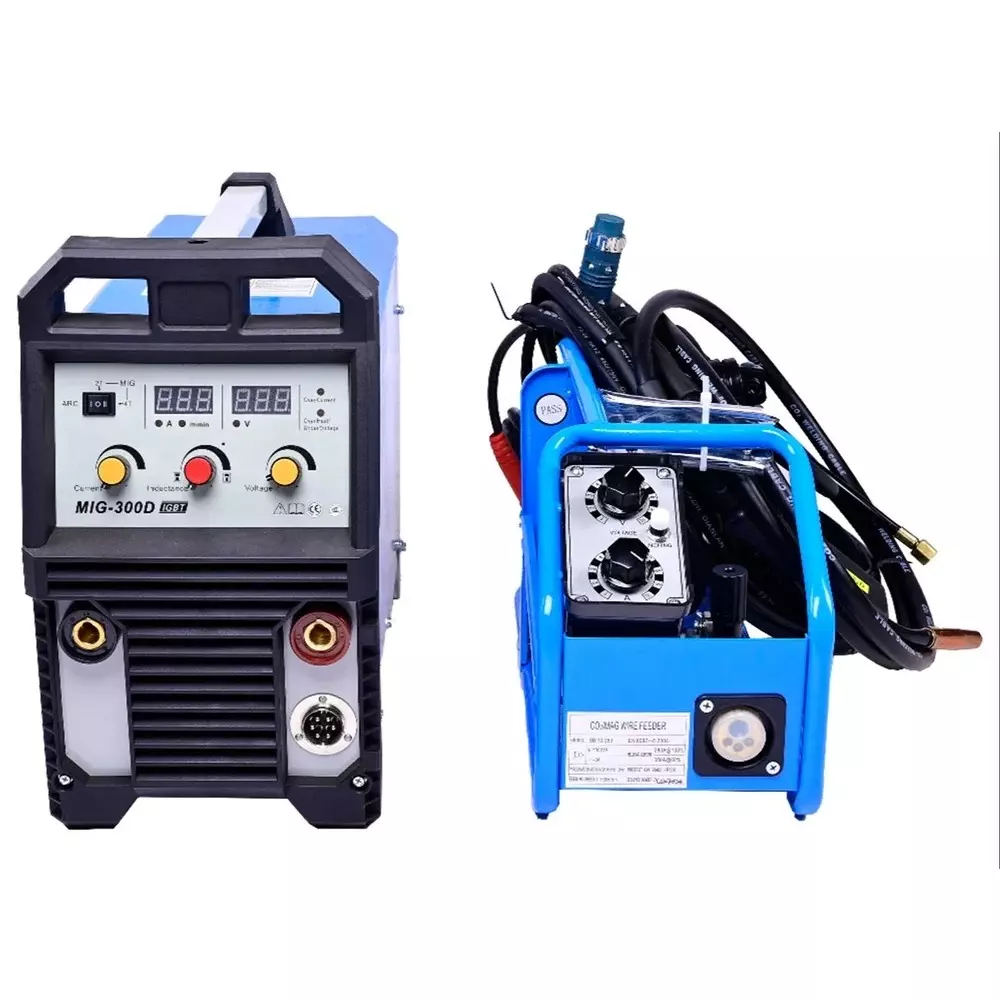 Virgo Plus Inverter DC MIG MAG MMA IGBT Welding Machine 40 A Current Single Phase Electric for Industrial Use, MIG 300D