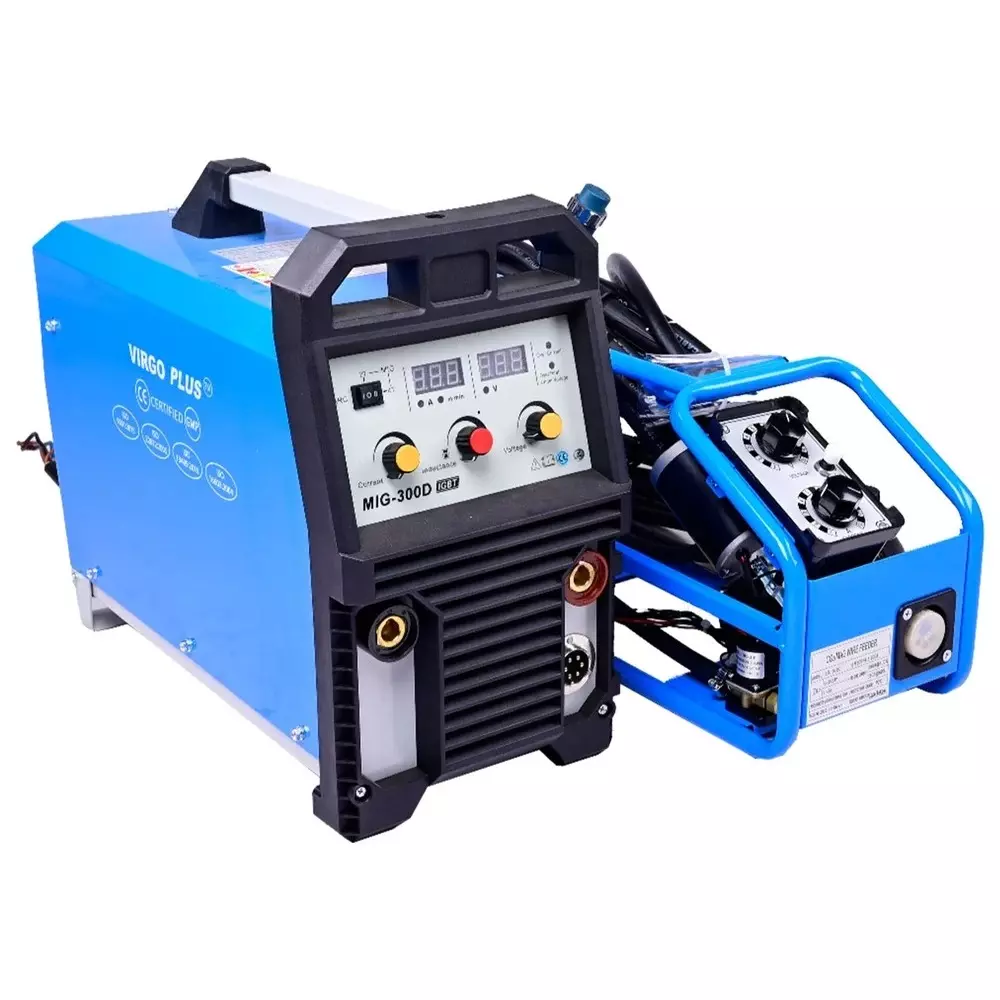 Virgo Plus Inverter DC MIG MAG MMA IGBT Welding Machine 40 A Current Single Phase Electric for Industrial Use, MIG 300D
