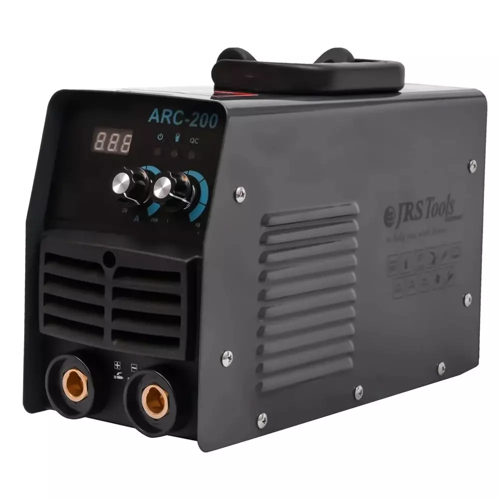 JRS Drive 200 Amp Arc Welding Machine IGBT Technology and 1 Phase, EAWSI-200 (With Accessories)