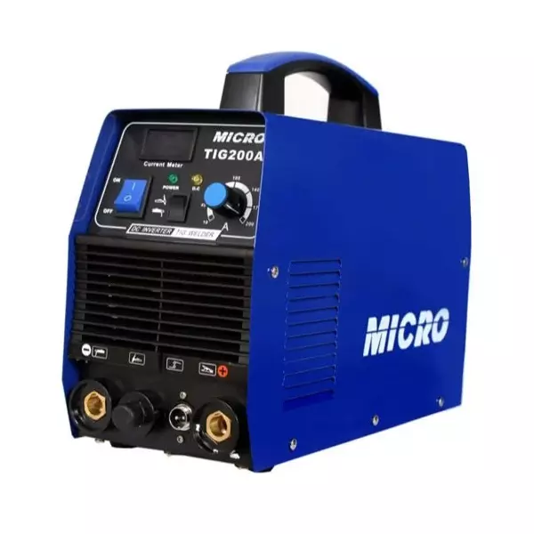 Micro 200 Amp Arc Welding Machine 1 Phase and MOSFET Technology, TIG 200 (With Accessories)