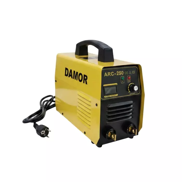 Damor 250 Amp Arc Welding Machine Heavy Duty Single Phase 4 IGBT Technology, Yellow, Arc 250