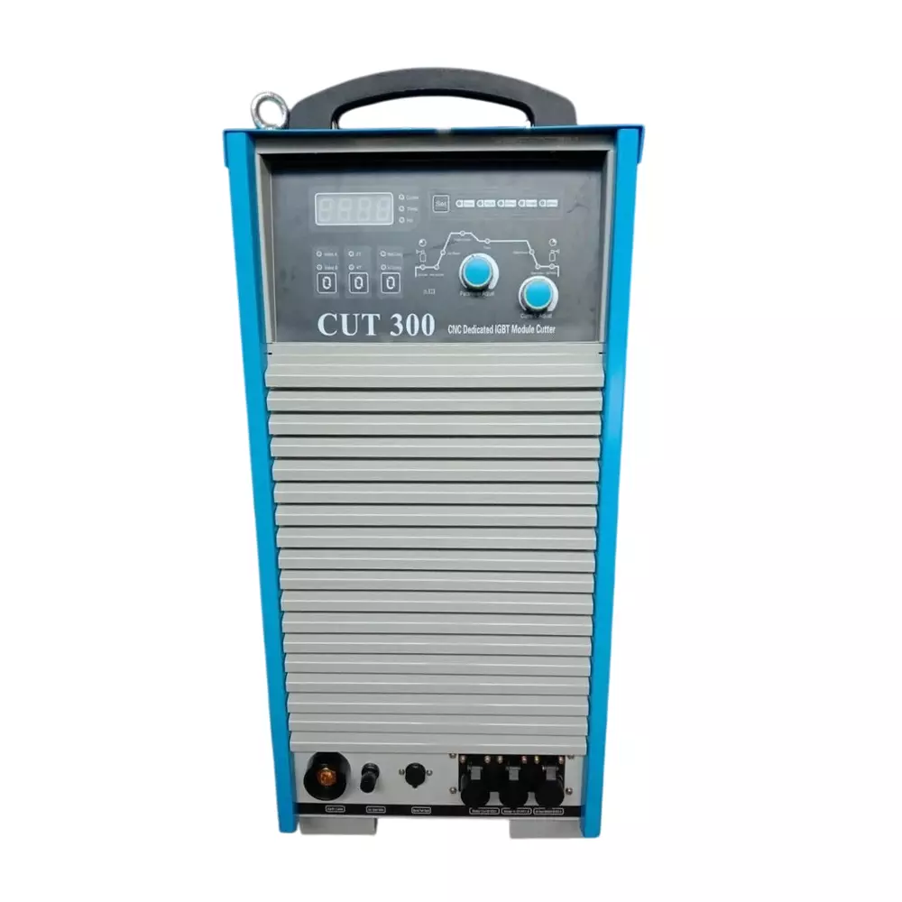 Virgo Plus Inverter IGBT Welding Machine with Air Plasma Cutter 79 A Current 3 Phase Electric for Industrial Use, CUT 300CNC