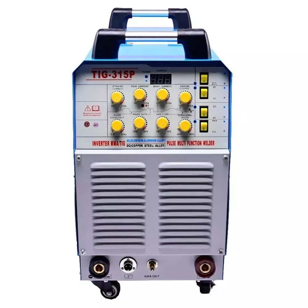 Virgo Plus AC/DC Pulse TIG/MMA Mosfet Welding Machine 15 A Current 3 Phase Electric for Industrial Use, TIG 315P AC/DC