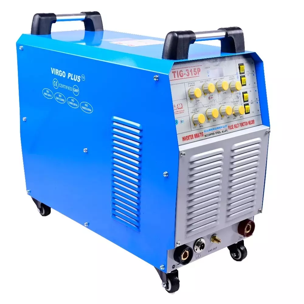 Virgo Plus AC/DC Pulse TIG/MMA Mosfet Welding Machine 15 A Current 3 Phase Electric for Industrial Use, TIG 315P AC/DC