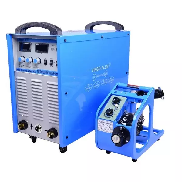 Virgo Plus Inverter MIG/MAG/MMA IGBT Welding Machine 38 A Current 3 Phase Electric for Industrial Use, MIG 500 HDIJ