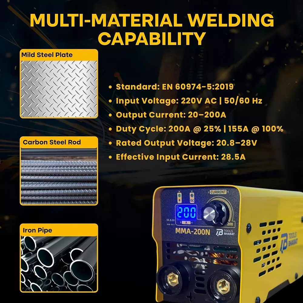 bharat-tools-inverter-arc-welding-machine-1-phase-200-amp-current-220v-10-mma-200n