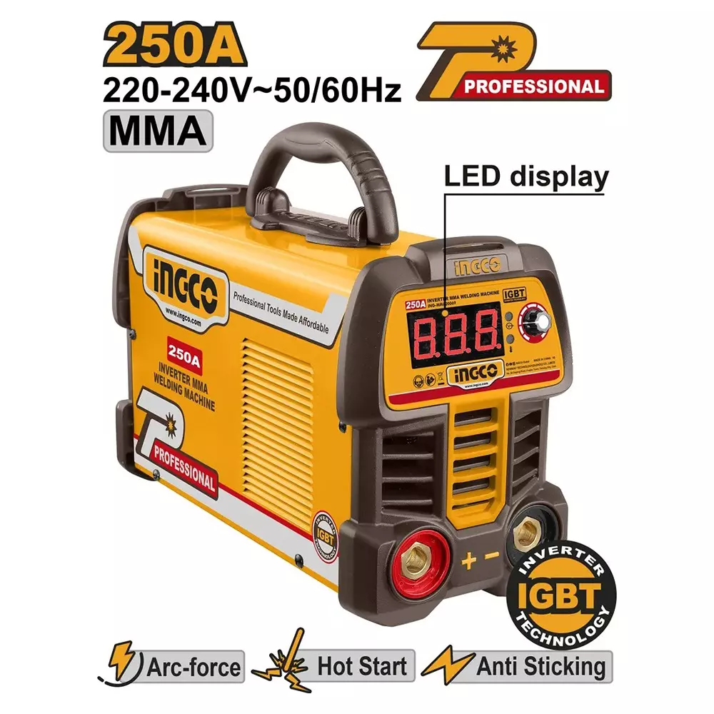 ingco-mma-welding-machine-1-phase-igbt-technology-250-amp-current-rating-and-led-display-ing-mma25069