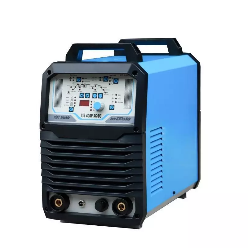 Virgo Plus Inverter AC/DC PuIse TIG/EEA IGBT Welding Machine 20 A Current 3 Phase Electric for Industrial Use, TIG-400P AC/DC