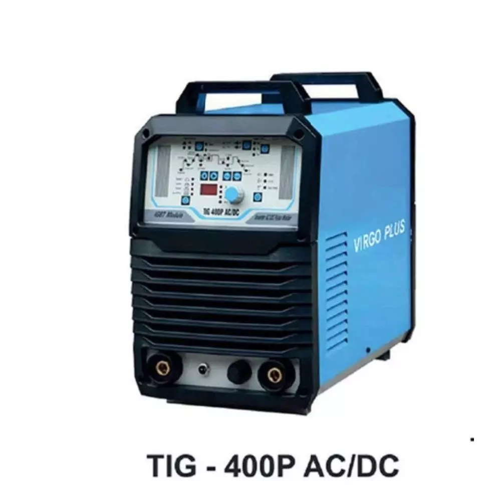 Virgo Plus Inverter AC/DC PuIse TIG/EEA IGBT Welding Machine 20 A Current 3 Phase Electric for Industrial Use, TIG-400P AC/DC
