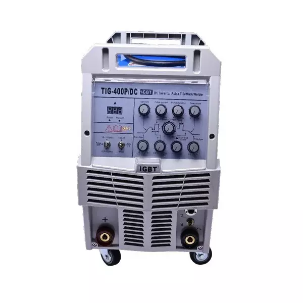 Virgo Plus Inverter DC Pulse TIG/MMA IGBT Welding Machine 12 A Current 3 Phase Electric for Industrial Use, TIG 400P/DC