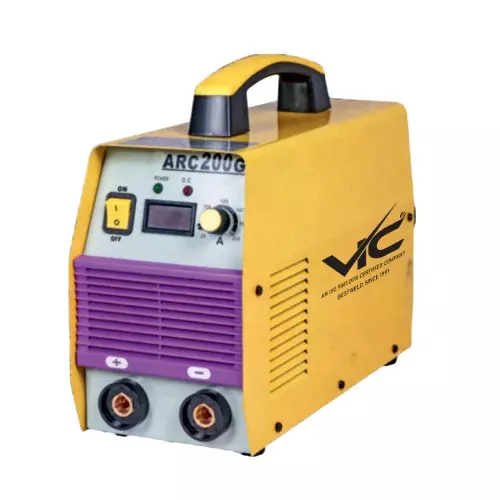 VIC IGBT Arc Welding Machine 6 KVA Power Single Phase 10-200 A Current Range for Industrial Use, ARC 200G