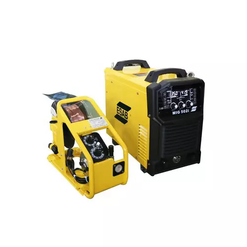 ESAB 50 - 500 A 3 Phase IGBT Inverter MIG Welding Machine with 5 m Wire Feeder, MIG 502I 5M