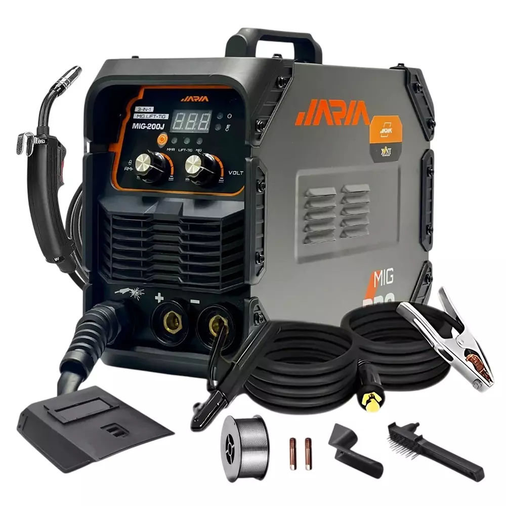 XLNT Jaria Gasless Mig Welding Machine IGBT Technology 1 Phase and 200 Amp Current Rating, MIG 200 GASLESS