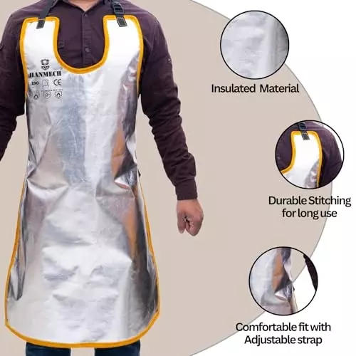 hanmech-leather-cum-aluminized-apron-500-heat-resistant-capacity