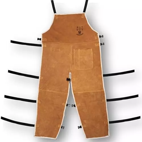 hanmech-leather-protective-suit-safety-apron-for-welding-fabrication-metal-work-with-adjustable-straps-size-standard