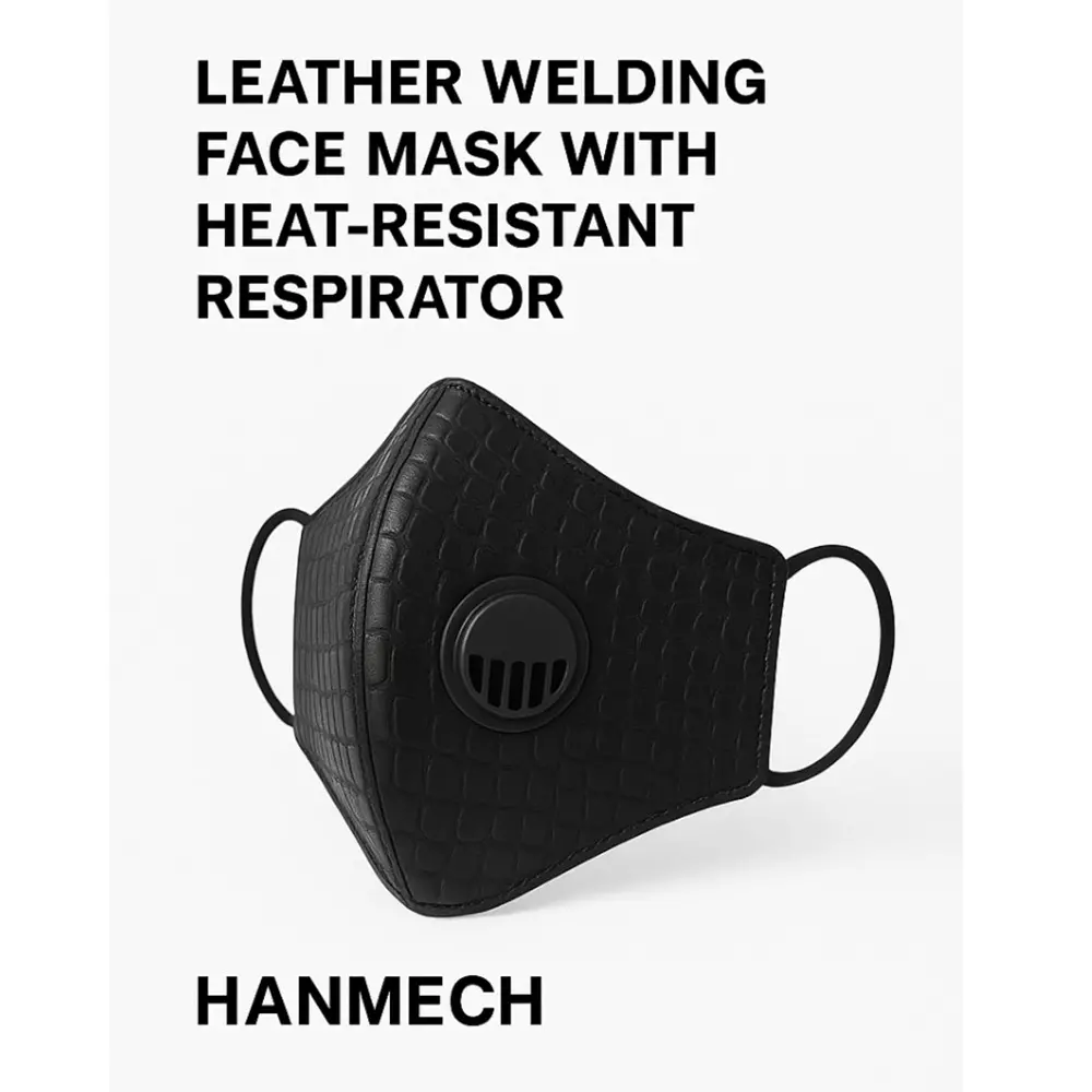 hanmech-crocodile-print-design-leather-face-mask-with-filter-for-every-day-use-size-standard-pack-of-5