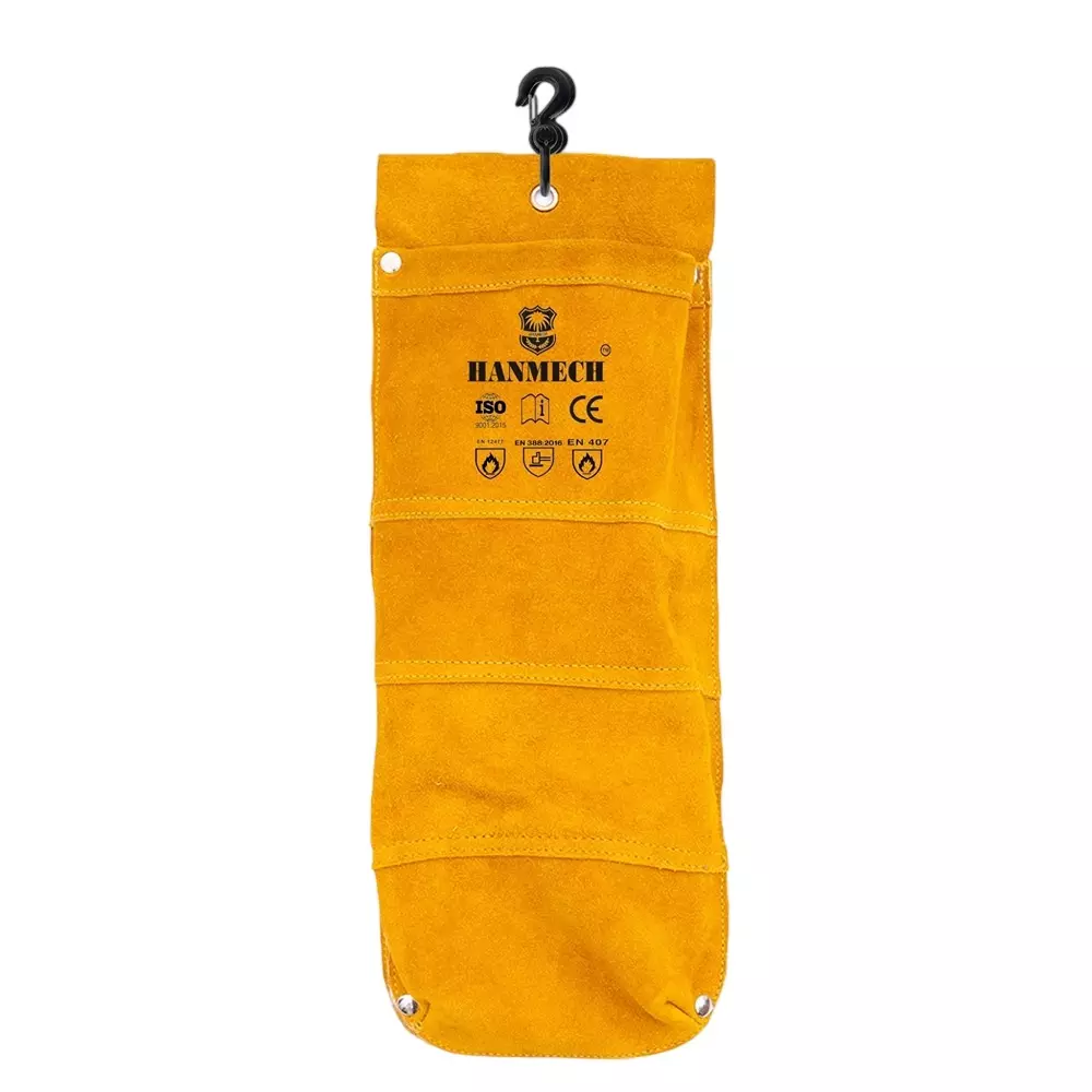 HANMECH Leather Welding Rod Bag With Storage Container