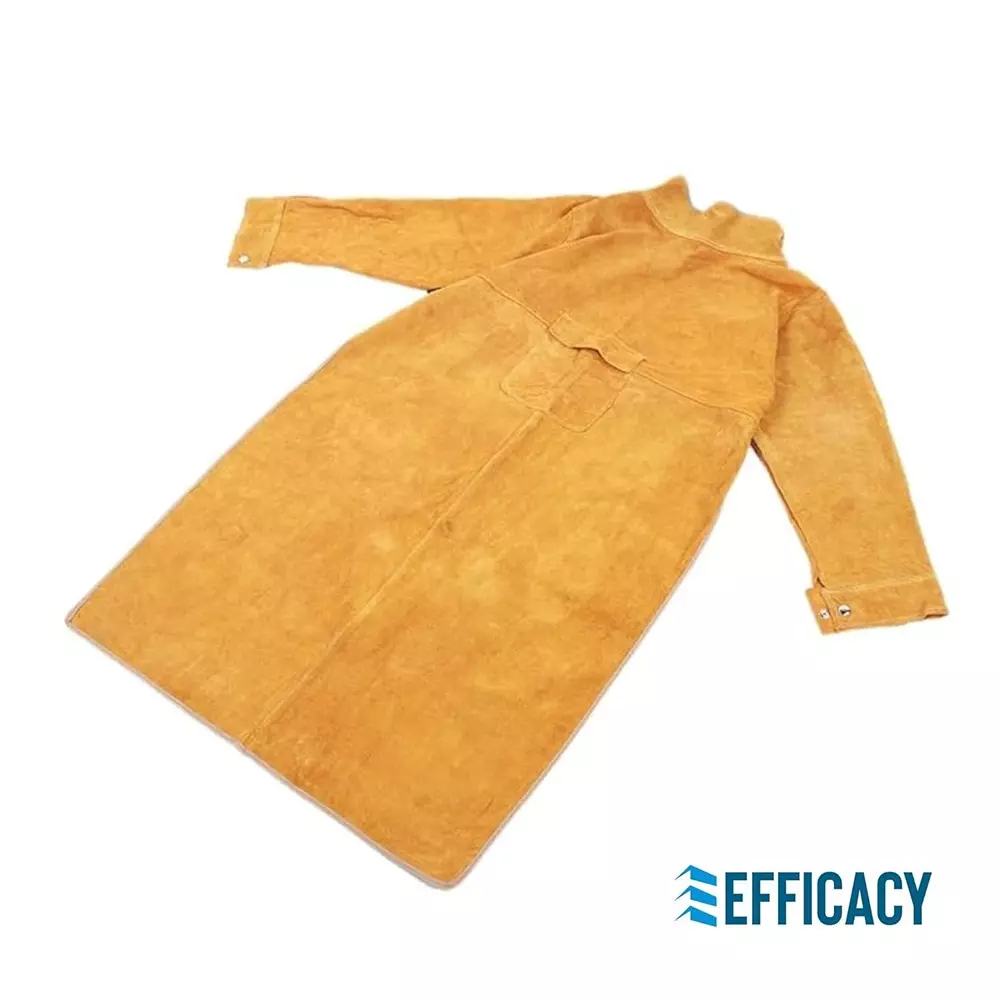 efficacy-welding-work-jacket-made-of-leather-in-yellow-color-for-welding-operations-to-protect-the-welder-from-sparks-molten-metal