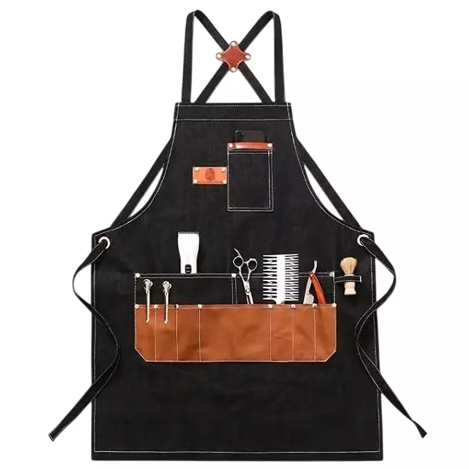 HANMECH Cotton Tool Apron with Multiple Pockets (Pack of 5)
