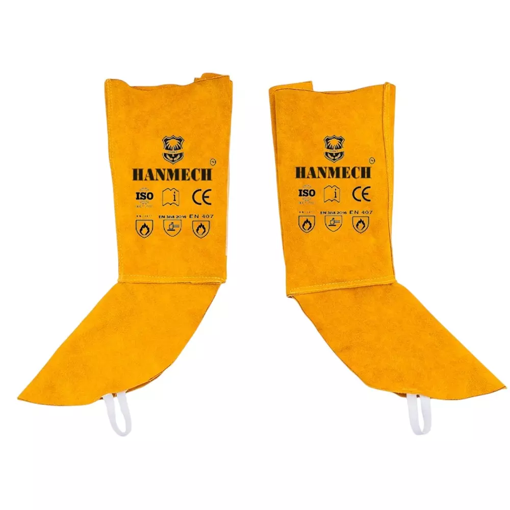 HANMECH Leather Welding Spats Boot Covers (Pack of 5)