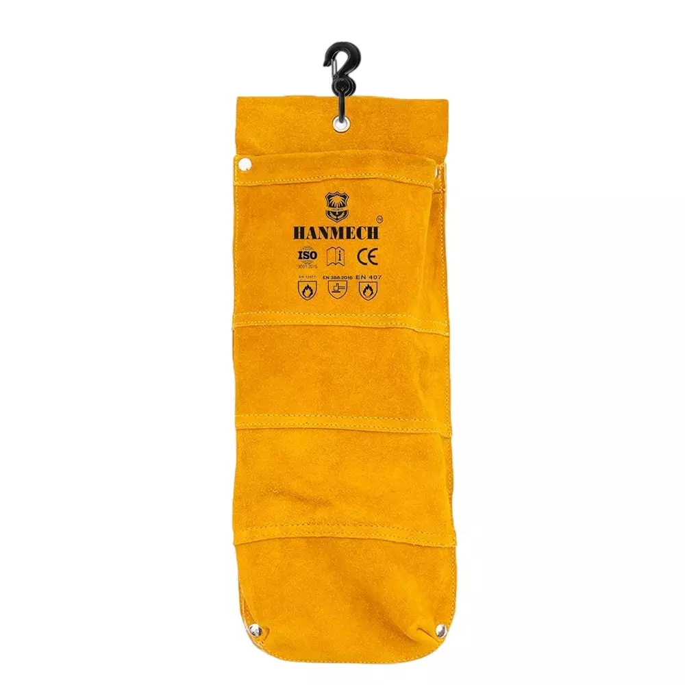 HANMECH Leather Welding Rod Bag With Storage Container (Pack of 5)