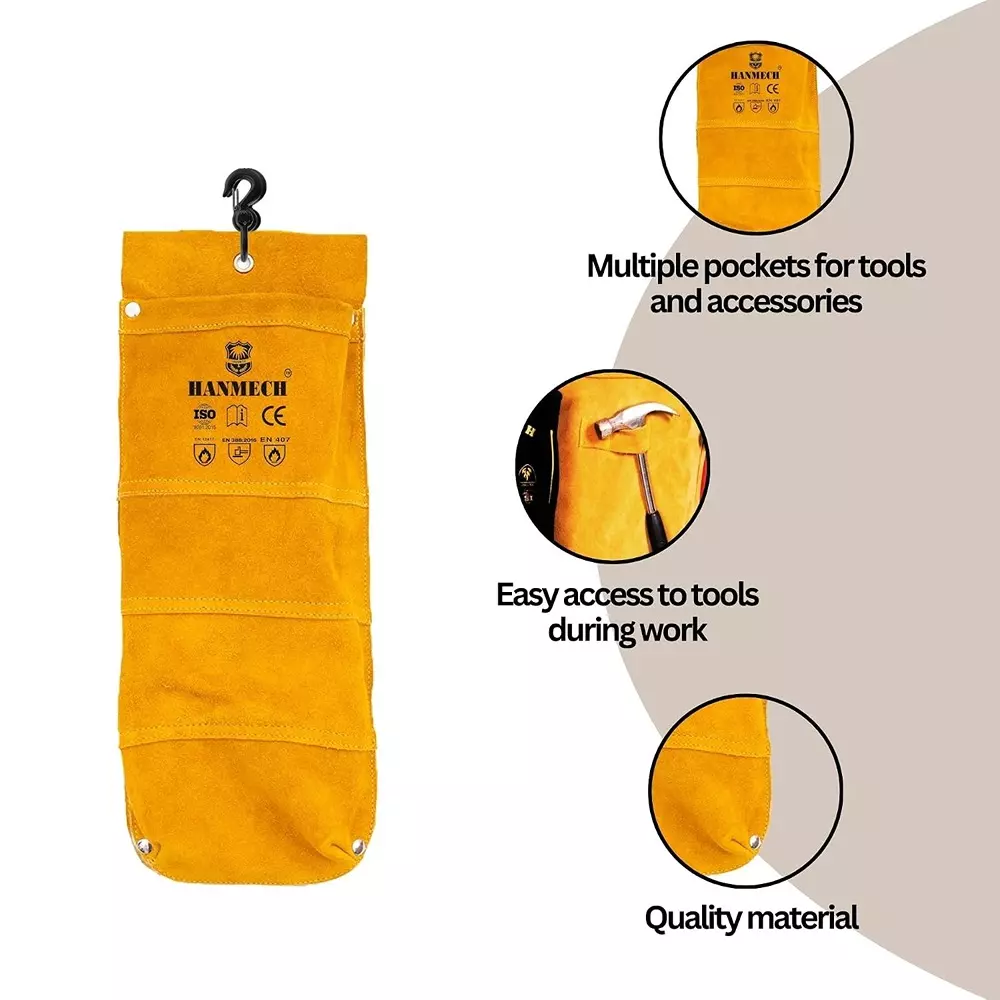 hanmech-leather-welding-rod-bag-with-storage-container-pack-of-5