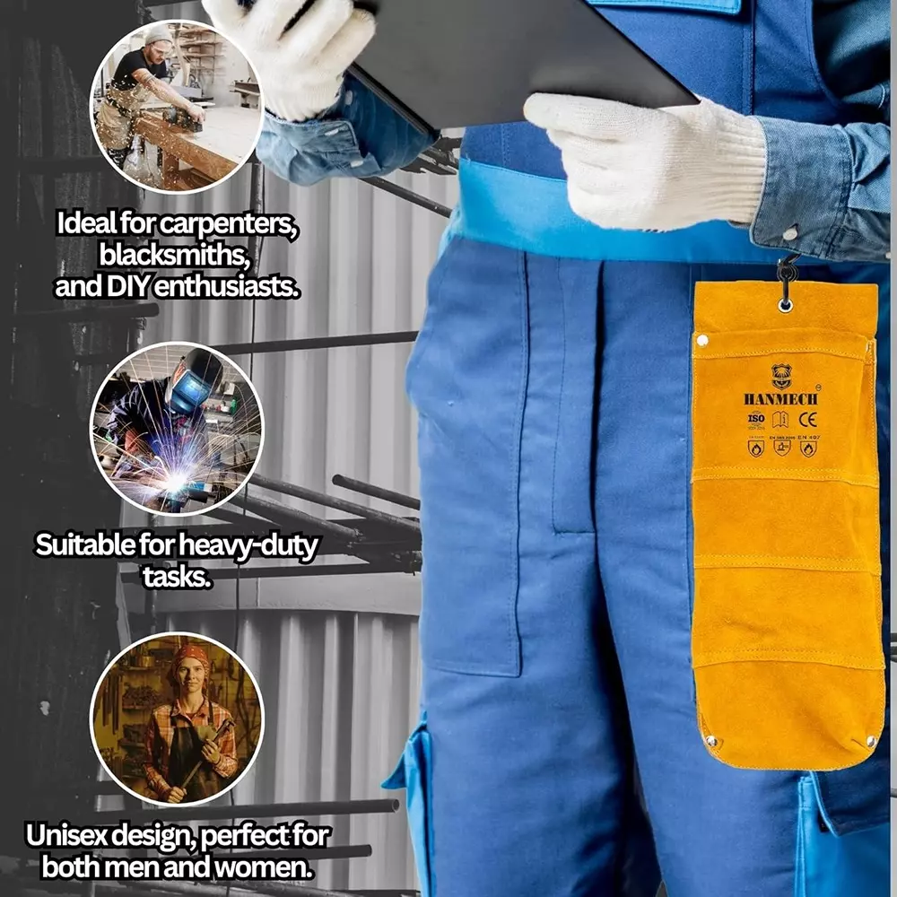 hanmech-leather-welding-rod-bag-with-storage-container-pack-of-5