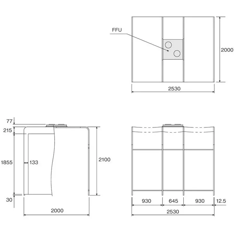 hozan-clean-booth-6460-w-5060hz-power-consumption-cl-903