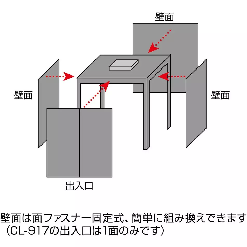 hozan-light-blocking-booth-ac-100-v-rated-voltage-at-5060-hz-cl-917