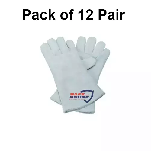 safe-n-sure-welders-gloves-355-mm-14-inch-leather-inner-lining-white-pack-of-12-pair