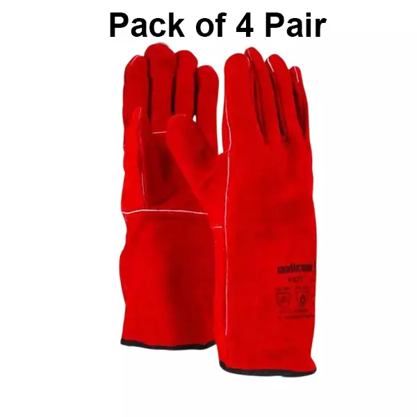 mallcom-split-leather-welding-gloves-size-8-medium-red-color-f437-pack-of-4