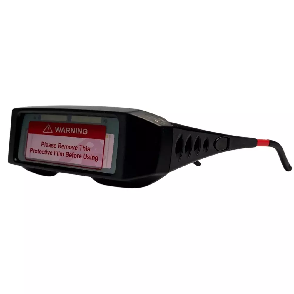 XLNT Auto Darkening Welding Goggles 60 mAh Battery Capacity and 90x34 mm View Area, XTWG-172