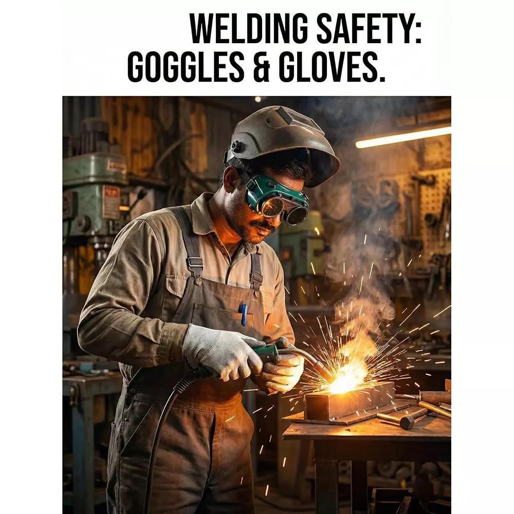 dalbir-flip-up-welding-goggle-with-safety-gloves-free-size-silicone-rubber-full-rim-polycarbonate-lens-material-for-multipurpose-use