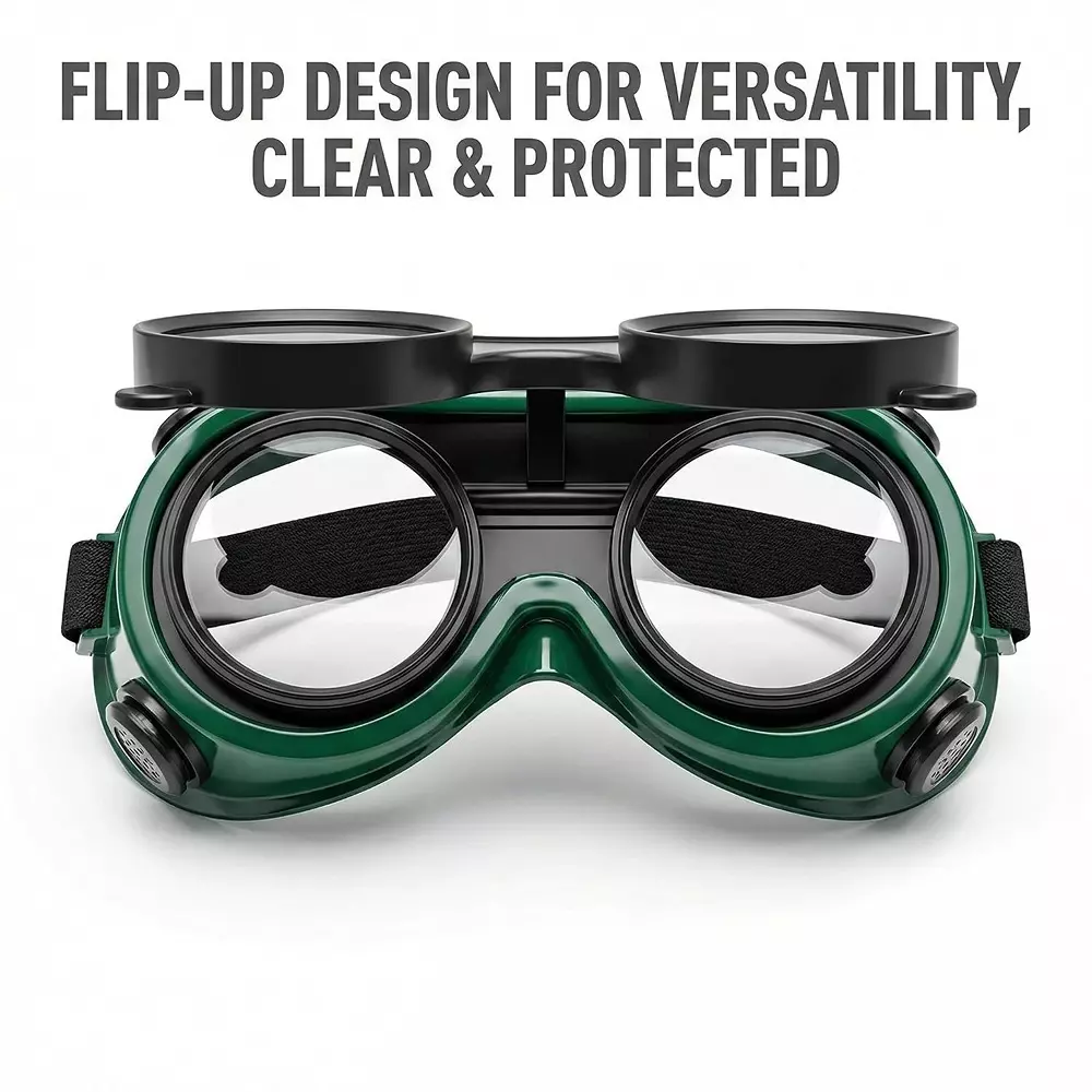 dalbir-heavy-duty-welding-goggle-with-flip-up-lenses-black-green-plastic-elastic-fabric-full-rim-for-multipurpose-use