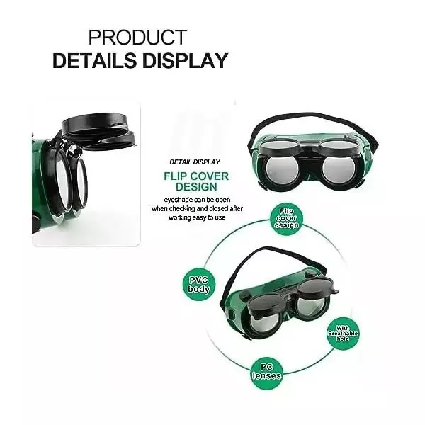 angelsafe-welding-flipup-goggle-flip-up-plastic-frame-adjustable-elastic-headband-free-size-dark-green