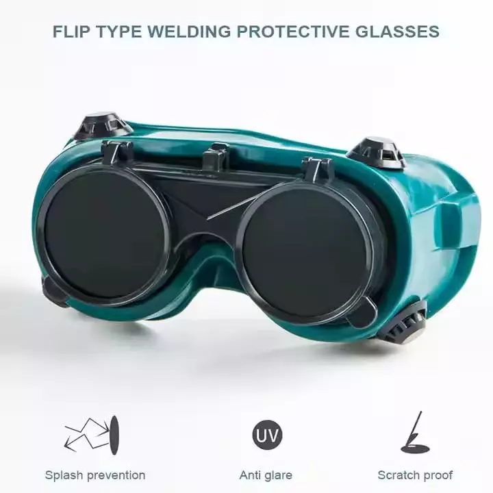 veltrix-welding-safety-goggles-with-flip-up-dark-lens-full-rim-frame-free-size-pack-of-5-pcs